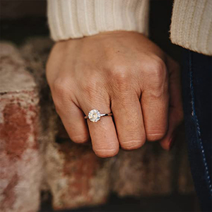 CANNER 1.5 Carat S925 <b>Sterling</b> <b>Silver</b> <b>Engagement</b> <b>Ring</b> CZ Wedding Promise <b>Rings</b> for Women - Product Image 4