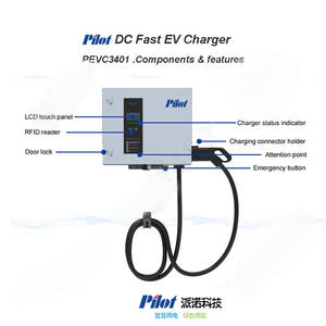 <span class=keywords><strong>Pilot</strong></span> çin ticari DC elektrikli araç şarj istasyonu 30kw seviye 3 CCS 1 fiş Wallbox hızlı araç GBT DC elektrikli araç şarjı için zemin monte - Product Image 5