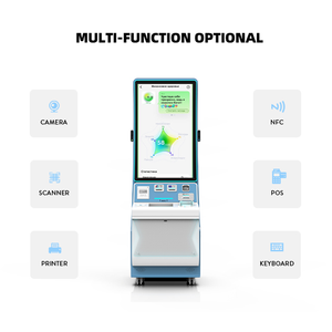 Kiosco Profesional Personalizado para Vestíbulo con Pantalla Táctil Curva, Terminal de Impresión de Documentos A4 y Animación para Centros Comerciales y Servicios Públicos - Product Image 4