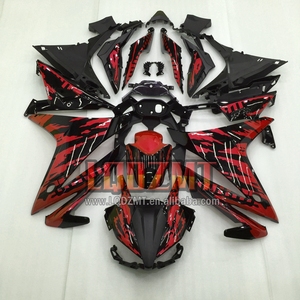 Corps d'injection noir orange pour HONDA <span class=keywords><strong>CBR</strong></span> 500R <span class=keywords><strong>500</strong></span> CBR500 R RR 16 17 18 84LQ.0 500CC cadre CBR500R 2016 <span class=keywords><strong>2017</strong></span> 2018 carénages OEM - Product Image 6