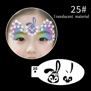 Plantillas <span class=keywords><strong>de</strong></span> <span class=keywords><strong>pintura</strong></span> corporal y tatuajes acrílicos animados para niños, éxito <span class=keywords><strong>de</strong></span> ventas, para arte facial y corporal - Product Image 5