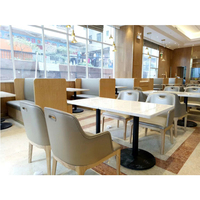 Günstiger Preis und gute Qualität einfaches Design Esstisch mit Buffet Side board