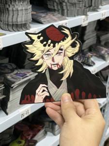 Pegatina de dibujos animados de Demon Slayer para coches, pegatina de movimiento Douma, impermeable, para ordenador portátil, decoración de <span class=keywords><strong>Manga</strong></span> de refrigerador - Product Image 4