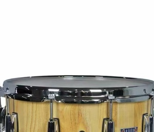 Tambor Sanre Ajustable con Baquetas, Popular de 14"X6.5" y 10 Lugs, Tambor Profesional de Roble, Personalizable y Portátil para Entretenimiento - Product Image 5