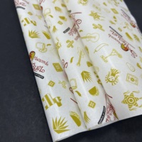 Feuilles de papier ciré sulfurisé biodégradable Deli avec logo personnalisé Emballage de bonbons alimentaires Papier à sandwich Papier de spécialité Pâte de bois vierge