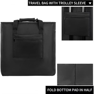 Classeur à fermeture éclair Case-it, sac de rangement grande capacité pour ordinateur portable professionnel, classeur extensible à fermeture éclair - Product Image 4