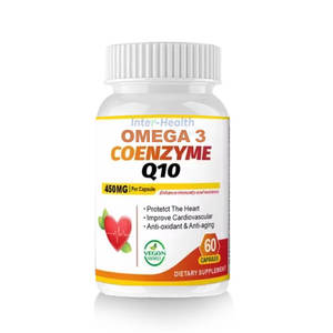 Suplementos de Coenzima <span class=keywords><strong>Q10</strong></span> Herbal de Marca Privada em Cápsulas <span class=keywords><strong>Softgel</strong></span> Veganas para Saúde do Coração, Cápsulas de Coenzima <span class=keywords><strong>Q10</strong></span> Omega 3 - Product Image 1