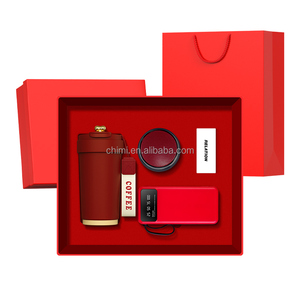 Caja de regalo corporativa personalizada Producto de oficina para hombres Recuerdos Taza Altavoz Banco de energía para regalos del Día del Padre Conjunto de regalo de negocios combinado - Product Image 1