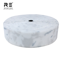 Ruban tactique en nylon imprimé camouflage MC Alphine Snow White, largeur 1/2/4 pouces, matériau résistant et durable