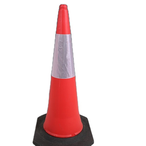 กรวยจราจร PVC ฐานยางสะท้อนแสง PE ขนาด 1 เมตร น้ำหนัก 5 กิโลกรัม ราคาถูก - Product Image 1