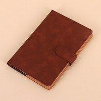 Carnet mat multicolore avec boucle magnétique, logo personnalisé, journal ligné A5, couverture rigide, pour entreprise, bureau, usage professionnel
