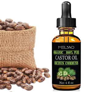 MELAO Great Skin Moisturizer Anti Aging Hair Growth Thickens Conditions Healing Cleansing Properties Ricinus Communis Castor Oil