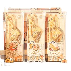 Règle marque-page double vague Kabi Bala 7901, lot de 4, haute valeur chromatique, cœur de jeune fille, test mathématique, mesure - Product Image 5