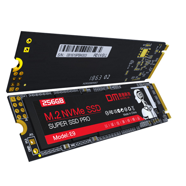 China Manufacturer DM E9 M.2 2280 NVMe1.3 SSD PCIe3 *4 High Speed Stable Solid State Drive for Gaming Notebook PC