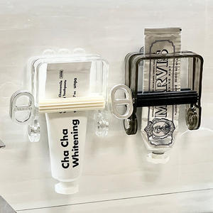 Dispensador de pasta de dientes: dispositivo fijo doméstico con mecanismo giratorio y exprimidor simple - Product Image 2