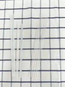Белые питьевые соломинки из пла 5*200 мм, биоразлагаемые пластиковые пла-соломинки без БФА для напитков и молока
