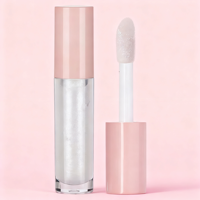Gloss à lèvres transparent perlé de haute qualité, personnalisation de maquillage ciblée, vente en gros, marque privée, longue durée, hydratant