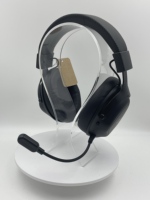 Nouveau casque de jeu sans fil RGB 2,4 G supra-auriculaire, avec serre-tête réglable et microphone détachable, faible latence