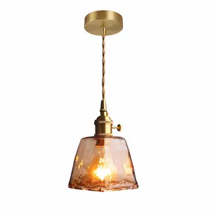 Moderne glasbol bloem plafondlamp covers bal opknoping lamp voor wijn bar