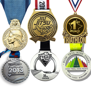 Medallas y Trofeos Deportivos 3D Antiguos de Metal con Diseño Personalizado, con su Logotipo y Color Personalizado - Product Image 2
