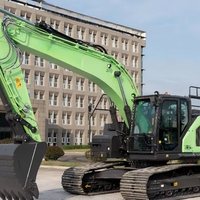 XE215EV Excavatrice Électrique 23,5 Tonnes Prête à l'Autonomie avec Perception IA, Cabine Intelligente 12, Zéro Émission pour Zones Éco-Réstringées