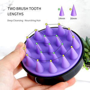 Cepillo de Masaje Manual para el Cuidado del Cabello y Peine para Champú, Ecológico, Suave, Adhesivo, Estilo Japonés y Coreano, Uso Comercial, Material PP/TPR - Product Image 5