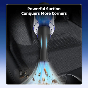 พัดลมเทอร์โบไร้แปรงขนาดเล็กแบบปรับแต่งได้ เครื่องเป่าฝุ่นพกพา น้ำหนัก 350 กรัม แรงลมสูง ไฟ LED ใช้งานได้หลากหลาย - Product Image 3