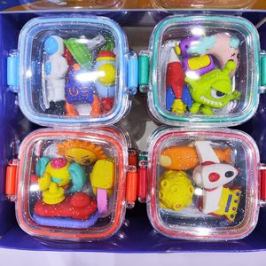 Cute <strong>Small</strong> <strong>Eraser</strong> in Lunch <strong>Small</strong> Plastic Box for School Reward - Product Image 4