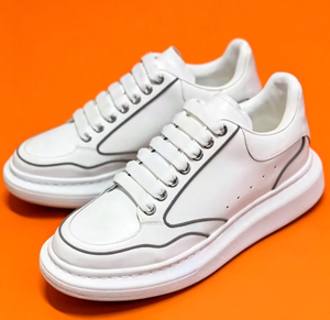 Zapatillas de Diseñador para Hombre, Originales, de Primera Calidad, Elegantes, Cómodas, Lujosas, de Color Sólido, de Cuero Genuino, Transpirables, para Todas las Temporadas - Product Image 1