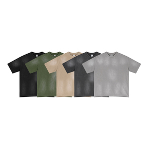 เสื้อยืดแฟชั่นใหม่ทรงโอเวอร์ไซส์ แขนสั้น คอโอ ทรงลำลอง ผ้าถักลายพิมพ์ 3 มิติ ดีไซน์พอง ป้องกันรอยยับ สำหรับผู้ชาย ผ้าฝ้าย 100% - Product Image 6
