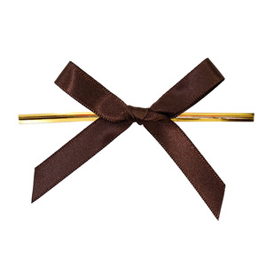 Lude Bán Buôn Quà Tặng Đóng Gói Trang Trí Satin Tùy Chỉnh In Trước Khi Làm Quà Tặng <span class=keywords><strong>Bow</strong></span> Ribbon Sao Đàn Hồi Cung - Product Image 5