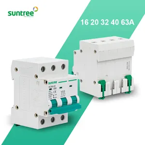 Suntree Elektrische Ac Mcb 1/2/3/4 Pole 6KA Mini Stroomonderbreker Switch Prijs