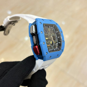 Orologio Meccanico da Uomo di Lusso Top di Gamma 2026 con Design Classico a Barile, Cassa in Fibra di Quarzo e Doppio Cronografo - Product Image 3