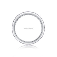 Neueste Design 925 Sterling Silber Unisex Ringe Gravierte Moissan ite Classic Modeschmuck für Hochzeit Verlobung feier oder Geschenk