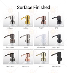 Dispenser di Lusso Vuoto per Shampoo e Sapone <span class=keywords><strong>Liquido</strong></span> <span class=keywords><strong>in</strong></span> Acciaio Inossidabile Nero per Bagno, Doccia e Cucina - Product Image 6