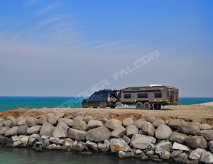 Nuovo arrivo TG-Y700 spedizione fuoristrada via terra rimorchio avventura 4-5 persone alluminio RV Caravan per campeggio fuoristrada - Product Image 4