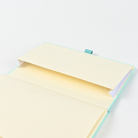 Carnet de notes de bureau A5 à couverture rigide imprimé personnalisé avec bande élastique en PU fil de cuir coloré caractéristiques de couture bloc-notes avec logo personnalisé