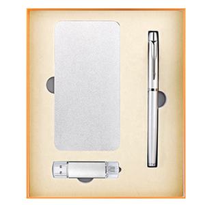 ชุดของขวัญธนาคารพลังงาน3-in-1คุณภาพสูงประกอบด้วยแท่ง USB และปากกาพร้อมโปรโมชั่นขององค์กรสำหรับกล่องของขวัญคริสต์มาส - Product Image 1