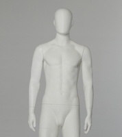 Mannequin de vitrine gonflable en FRP pour homme avec tête, vente en gros