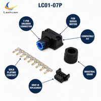 Connecteur d'encodeur LC01-07P pour servomoteur HCFA 7 broches compatible avec l'automatisation industrielle et les machines CNC