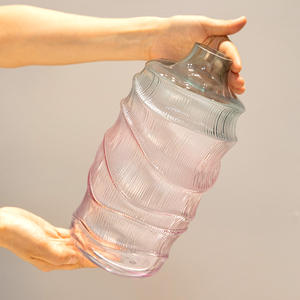 अनियमित जल रिपल धीरे-धीरे रंग कला ग्लास वेस और होटल सजावट - Product Image 4