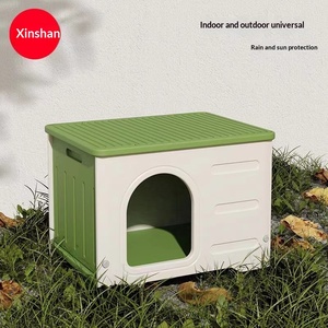Casa para Gatos y Perros Pequeños de Plástico Sólido de Lujo Moderno, Resistente a la Lluvia, para Exteriores, de Claw Villa Factory - Product Image 3