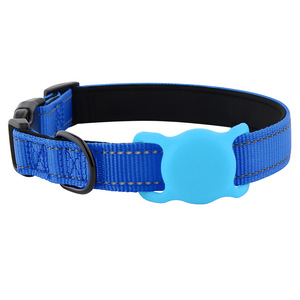 <span class=keywords><strong>Collar</strong></span> GPS Táctico para Perros con Soporte para Airtag, Cintas Reflectantes con Patrón Sólido, Decoración, Hebilla Ajustable para Perros - Product Image 3