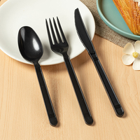 Ensemble de couverts de camping jetables - Légers, résistants à la chaleur, sans danger pour les aliments et écologiques, vaisselle de plein air