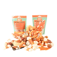 OEM Vente en gros Délicieuses gâteries saines pour animaux de compagnie Friandises pour chiens Biscuits enveloppés de bœuf