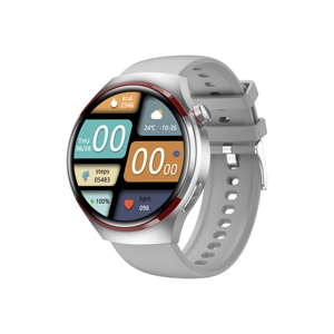 WATCH 4 PRO pour hommes, écran rond TFT, fréquence cardiaque, chargeur sans fil, montre étanche <span class=keywords><strong>Watch4</strong></span> Pro, Reloj Inteligente - Product Image 2