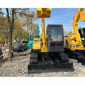 รถขุดตีนตะขาบ Kobelco SK75 สีเหลือง ขนาด 7.5 ตัน รุ่น SK75‑8 มือสอง พร้อมใบมีด ราคาดี - Product Image 5