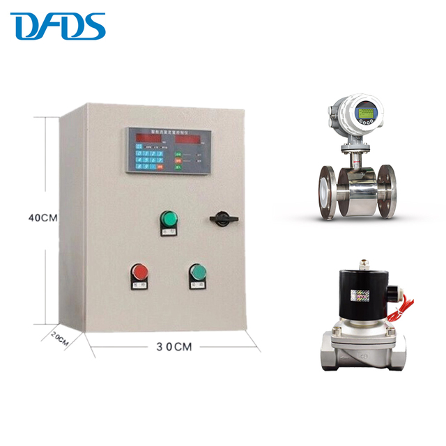 Batch Liquid Control RS485 Pulse Magnetic Flow Meter Solenoid Valve Water Flow Pump Controllers