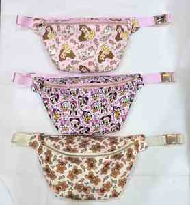 Custom Gold Zipper Magic Kingdom Theme Park Crossbody Bag Waterproof Nylon Belt Bag New <b>Large</b> Christmas Gingerbread Unisex - Product Image 2