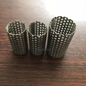 Hot Sale Cylinder Perforated Filter Tube High Quality SS304 316 430 904L Stainless Steel Customized Provided